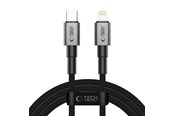 USB Kabel - Tech-Protect  Ultraboost DNA USB-C / Lightning PD27W/3A 200 cm cable - grey - 5906302380886