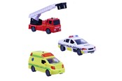 Spielzeugauto - Impulse Toys Rescue vehicles 3pcs w/pullback lights and sound - 1600006