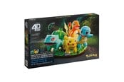 Puzzle - Pokemon 4D Build Pokémon First Starters 28 cm 4D Puzzles - 29970/6079044