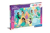Puzzle - Clementoni Puzzle Disney Princess Glitter effect 104 pieces Boden - 20346