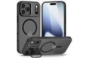 Handys - Cover & Cases - Tech-Protect MagStand MagSafe Case for iPhone 17 Pro - Matte Black - 5906302330515