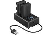 Kameras und Objektivzubehör - SmallRig 5409 Camera Battery and Charger Kit for Canon LP-E6P - 5409