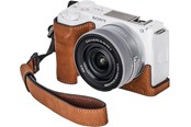 Kameras und Objektivzubehör - SmallRig 4889 Leather Case Kit for Sony ZV-E10 II Brown - 4889