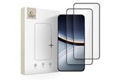 Handys - Schutzfolie - Tech-Protect Glass Fit+ 2-pack Tempered Glass for Xiaomi Poco F7 5G - Black - 5906302330737