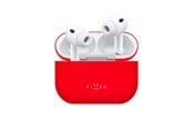 Handys - Anderes Zubehör - FIXED Silky Silicone case for Apple AirPods Pro 3 Red - FIXSIL-1629-RD