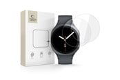 Handys - Schutzfolie - Tech-Protect Glass Fit+ 2-pack Tempered Glass for Samsung Galaxy Watch 8 44mm - Clear - 5906302331499