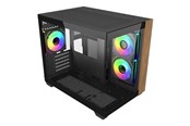 Gehäuse - Cooler Master Elite 481 Wood - Gehäuse - Tower - Schwarz - E481-KHNN-S00