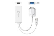 Display Kabel - j5create JDA214 - adapter cable - 17.6 cm - JDA214-N