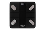 Personenwaagen - Adler AD 8186 - bathroom scales - black - 5905575903440