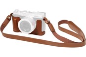 Kamerataschen - SmallRig 6275 Leather Half Case Kit for Panasonic LUMIX L10 Brown - 6275