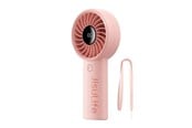 Powerbank (Akku) - Jisulife Handheld Fan Life4 3600mAh Portable USB Fan - Pink Powerbank (Akku) - Pink - 3600 mAh - 6975061536758