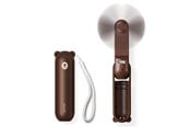 Powerbank (Akku) - Jisulife Handheld Fan Life8 Plus Portable USB Fan with Power Bank Function 4500mAh and Flashlight - Brown Powerbank (Akku) - Braun - 4500 mAh - 6975061537199