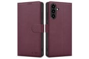 Handys - Cover & Cases - Tech-Protect Wallet Case for Samsung Galaxy A26 5G / A17 4G / 5G - Burgundy - 5906302332465