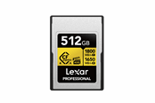 Speicherkarten - Lexar Professional GOLD CFexpress 4.0 Type A - 512GB - LCAEXG4512G-RNENG