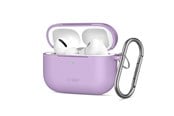 Handys - Cover & Cases - Tech-Protect Silicone Hook Case for AirPods Pro - Purple - 5906302333103