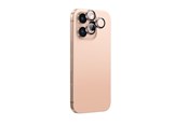 Handys - Schutzfolie - AmazingThing AR Aluminum 3 Lens Glass with Camera Lens Frame for iPhone 16 Pro / 16 Pro Max - Rose Gold - IP16CAM3RGLA