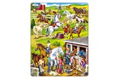 Puzzle - Larsen Puzzles Puzzle Horses - 50 pieces Maxi (36.5x28.5 cm) Boden - US26