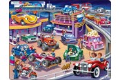 Puzzle - Larsen Puzzles Puzzle Cars - 58 pieces Maxi (36.5x28.5 cm) Boden - US19