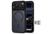 Handys - Cover & Cases - Tech-Protect Magpeak Magsafe CC Case for iPhone 17 Pro Max - Matte Black - 5906302333561
