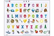 Puzzle - Larsen Puzzles Puzzle Learn the letters (29) - 29 pieces Maxi (36.5x28.5 cm) Boden - LS829
