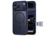 Handys - Cover & Cases - Tech-Protect Magpeak Magsafe CC Case for iPhone 17 Pro - Navy Matte - 5906302333790