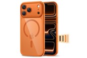 Handys - Cover & Cases - Tech-Protect Magpeak Magsafe CC Case for iPhone 17 Pro Max - Clear Orange - 5906302333820