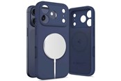 Handys - Cover & Cases - Tech-Protect Silicone MagSafe Case for iPhone 17 Pro - Navy Blue - 5906302333851