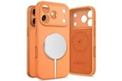 Handys - Cover & Cases - Tech-Protect Silicone MagSafe Case for iPhone 17 Pro Max - Orange - 5906302333882