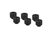 DIY Wasserkühlung - Thermal Grizzly DeltaMate Fitting - ST13 Black (6 - TG-DM-FIT-6017