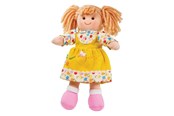 Puppen & Zubehör - Bigjigs Fabric Doll Daisy - 28cm - BJD002