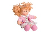 Puppen & Zubehör - Bigjigs Fabric Doll Poppy - 28cm - BJD005