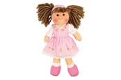 Puppen & Zubehör - Bigjigs Fabric Doll Rose - 28cm - BJD007