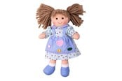 Puppen & Zubehör - Bigjigs Fabric Doll Grace - 28cm - BJD003