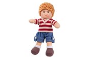 Puppen & Zubehör - Bigjigs Fabric Doll Harry - 28cm - BJD009