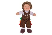 Puppen & Zubehör - Bigjigs Fabric Doll Jack - 28cm - BJD045