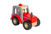 Holzspielzeug - Bigjigs Wooden Red Tractor - 36023