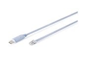 Netzwerk - Kabel - DIGITUS serial console cable - light blue - Blau - DA-70173