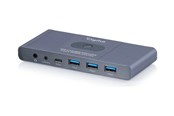 Switches - DIGITUS Core Line - KVM / video / audio switch - USB-C 3.0 HDMI 4K60Hz - 2 ports - DS-12855