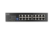 Switches - ZyXEL GS1100 Series GS1100-16S - switch - 16 ports - unmanaged - rack-mountable - GS1100-16S-EU0101F