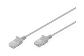 Netzwerk - Kabel - DIGITUS patch cable - grey - Grau - DK-1618-005S