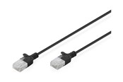 Netzwerk - Kabel - DIGITUS patch cable - black - Schwarz - DK-1618-015S-BL