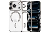 Handys - Cover & Cases - Tech-Protect MagFlex MagSafe Case for iPhone 17 Pro - Clear Silver - 5906302334599