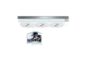 CPU Kühler - Lian Li HydroShift II OLED Curved 360P28 - CPU-Wasserkühlung - Max 36 dBA - GHS2OLDC36PW