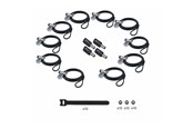 Systemzubehör - StarTech.com Startech - security cable lock - 3-in-1 keyed alike/combination security cable lock anti-theft - TAA Compliant - UDUOKA10-LAPTOP-LOCK
