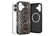 Handys - Cover & Cases - Tech-Protect Lamano MagSafe Case for iPhone 17 - Black and Brown - 5906302335329