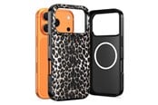 Handys - Cover & Cases - Tech-Protect  Lamano MagSafe Case for iPhone 17 Pro Max - Black & Brown - 5906302335343