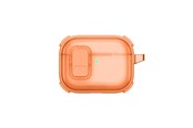 Handys - Anderes Zubehör - AmazingThing Titan Pro Mag Case Clear for AirPods Pro 3 - Orange - APRO3TPOG