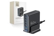 USB-Hubs - Tech-Protect DC160W-GAN 6-Port 160W AC Charger - Black USB-Hubs - USB 2.0 - 6 - Schwarz - 5906302335695