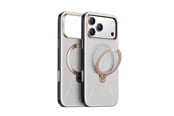 Handys - Cover & Cases - Torras Ostand Q3 Vegskin - pearl gray - iPhone 17 Pro - X00FX2423