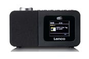 DAB, Netzwerk und Radiowecker - Lenco CR-625BK - DAB radio - DAB/DAB+/FM - Schwarz - CR-625BK